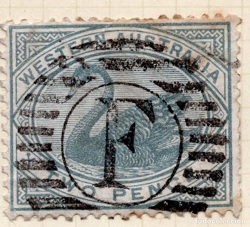 Sellos: WESTERN AUSTRALIA 1890 STAMP MICHEL AU-WA 35