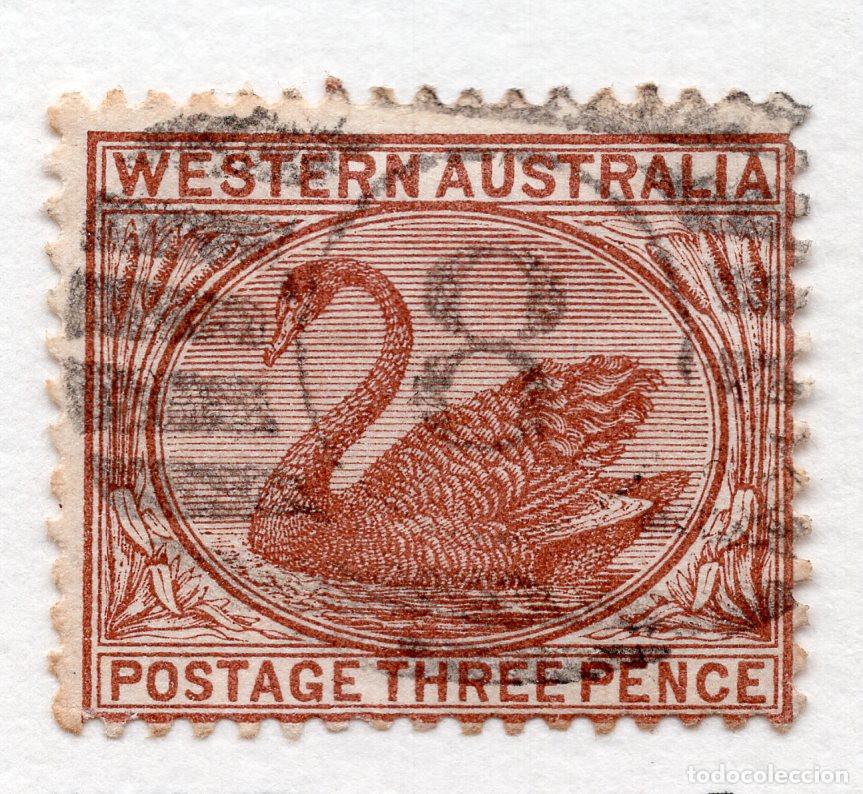Sellos: WESTERN AUSTRALIA 1906 STAMP MICHEL AU-WA 64A