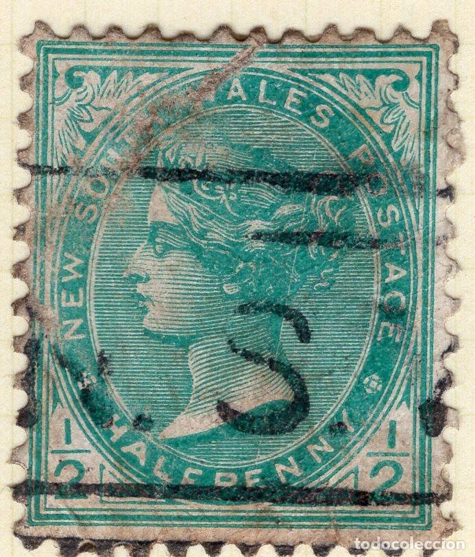 Sellos: NUEVA GALES DEL SUR 1899 STAMP MICHEL AU-NS 81