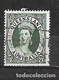 Sellos: 1960: Centenario de la emisi&oacute;n de sellos de Queensland (usado)