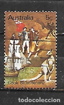 Sellos: 1970: II Cent. del primer contacto europeo con la costa este de Australia por el capit&aacute;n J Cook