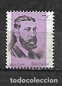 Sellos: 1973: Personajes - Marcus Clarke, 1846-1881. Novelista