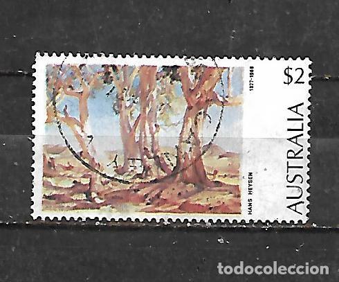 Sellos: 1974: &rdquo;Eucaliptus rojos&rdquo;. Hans Heysen, 1877-1968 (usado