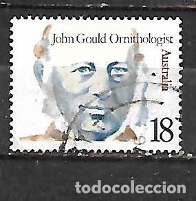 Sellos: 1976: Personajes - John Gould, 1804-1881. Ornit&oacute;logo (usado)
