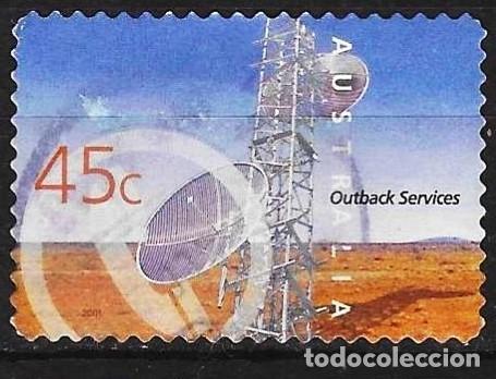 Sellos: Australia 2001 - Mi 2054 BA - YT 1954 - Los servicios en el Bush : Escuela en la casa