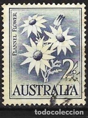 Sellos: Australia 1959 - Mi 299 - YT 257 - Flores de franela