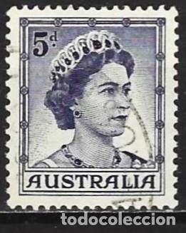 Sellos: Australia 1959 - Mi 292 - YT 253 - Reina Isabel II