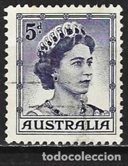 Sellos: Australia 1959 - Mi 292 - YT 253 - Reina Isabel II
