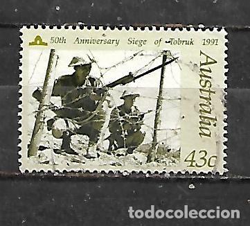 Sellos: 1991: 50 A&ntilde;os del asedio de Tobruk (usado)