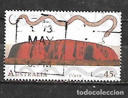 Sellos: 1993: Protecci&oacute;n del medio ambiente - Parque nacional Uluru. Territorio Norte (usado)