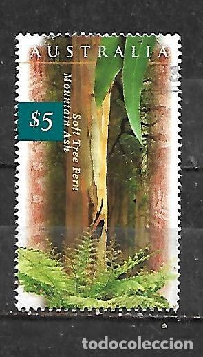 Sellos: 1996: Flora y fauna - Eucalipto regnans & Helecho arb&oacute;reo (usado)
