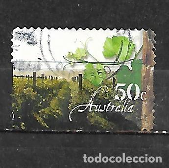 Sellos: 2005: Vino australiano (usado) autoadhesivo