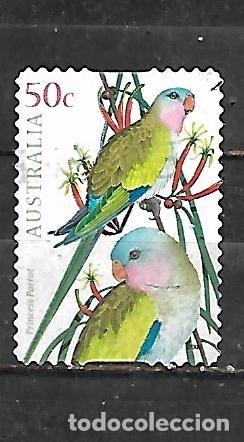Sellos: 2005: Periquitos de Australia - Perico princesa (usado) autoadhesivo