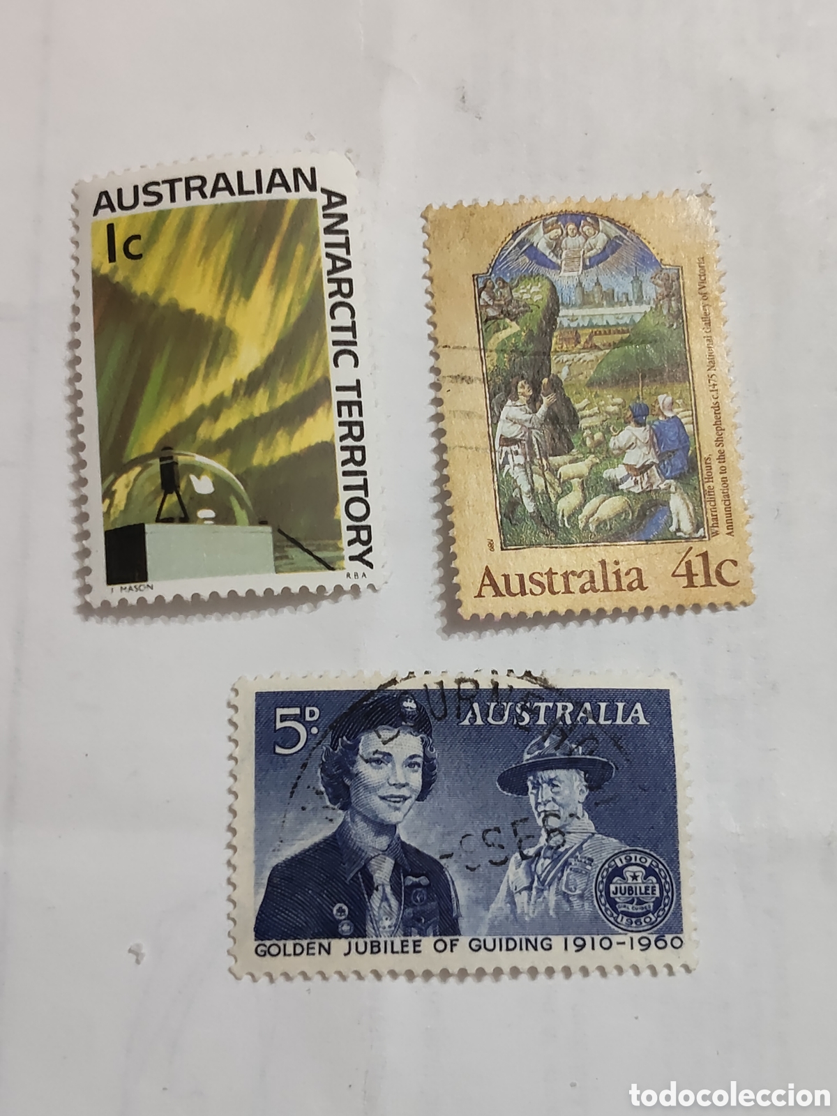 Sellos: 3 Sellos de Australia muy buenos