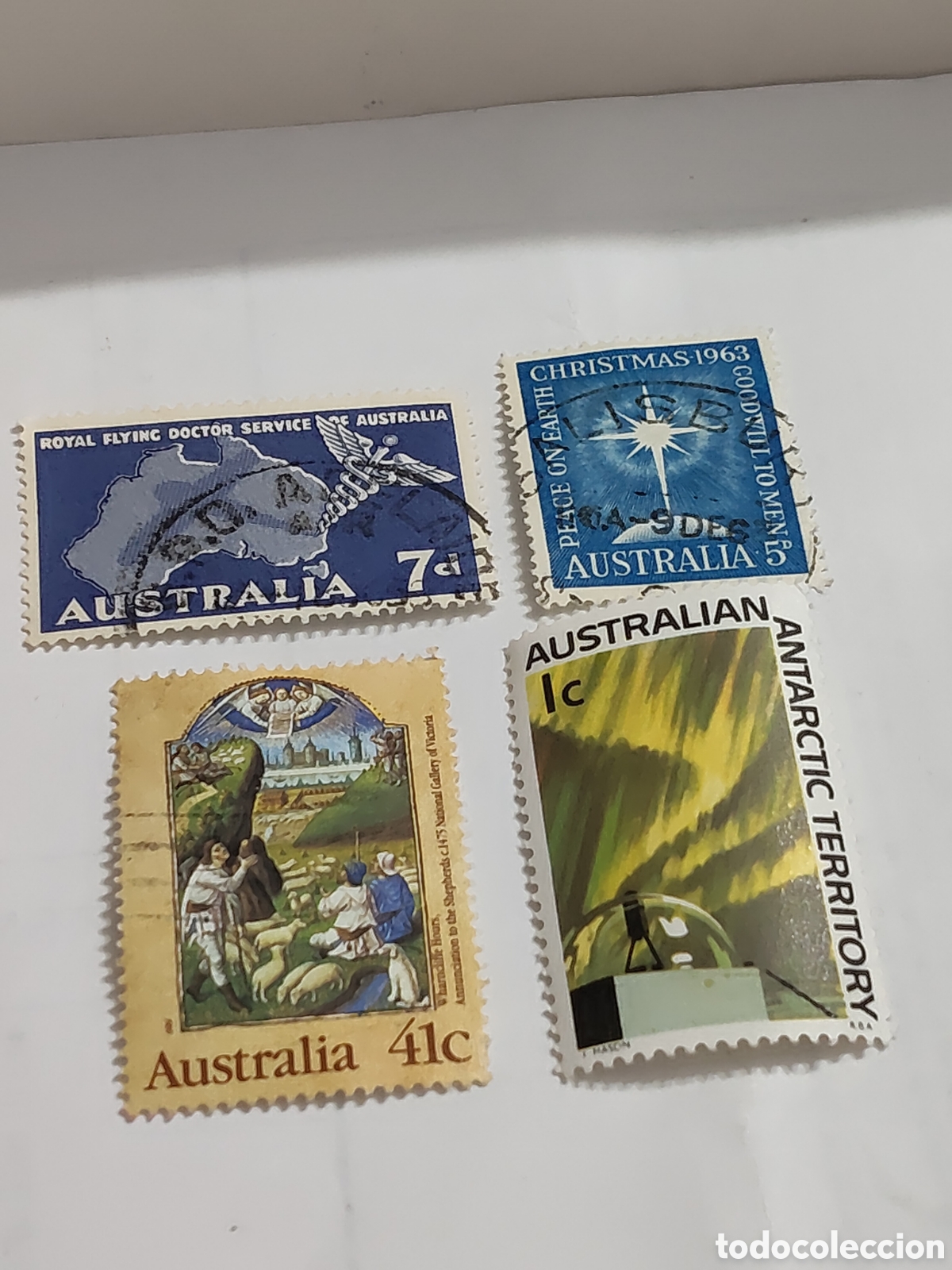 Sellos: 4 Sellos de Australia muy buenos