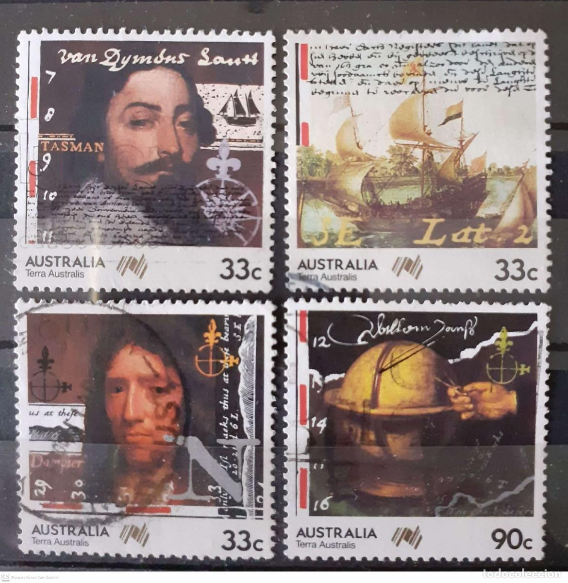 Sellos: AUSTRALIA n&ordm; 900/03&ordm; Bicentenario de la llegada de los primeros colonos II. Serie completa