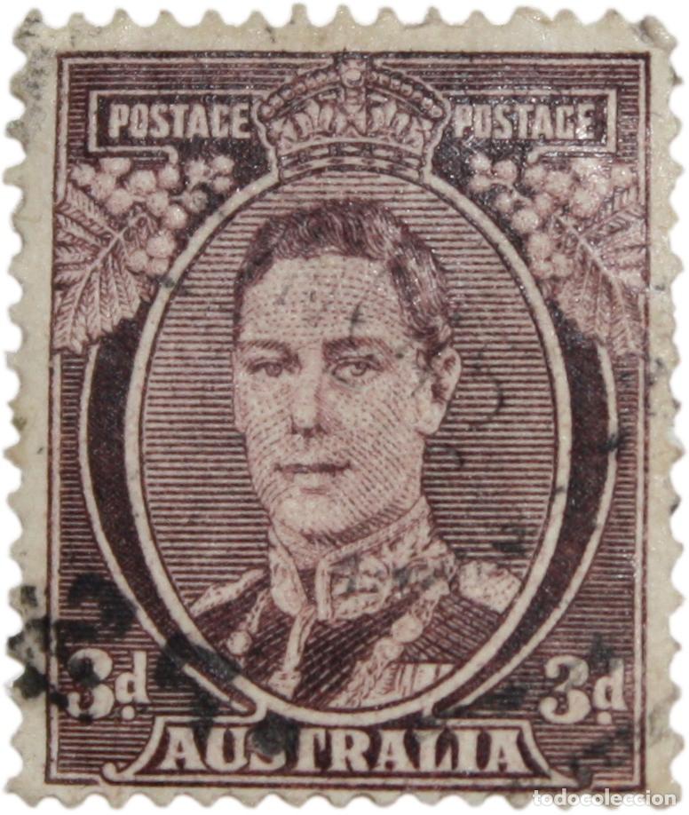 Sellos: Sello Postal Australia 1941 George VI