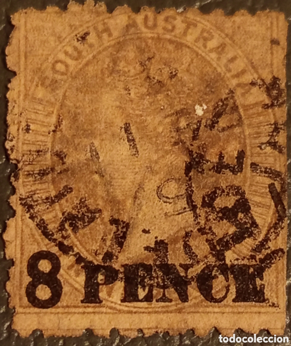 Sellos: Australia Meridional Scott 71b (1880) Usado Reina Victoria QV