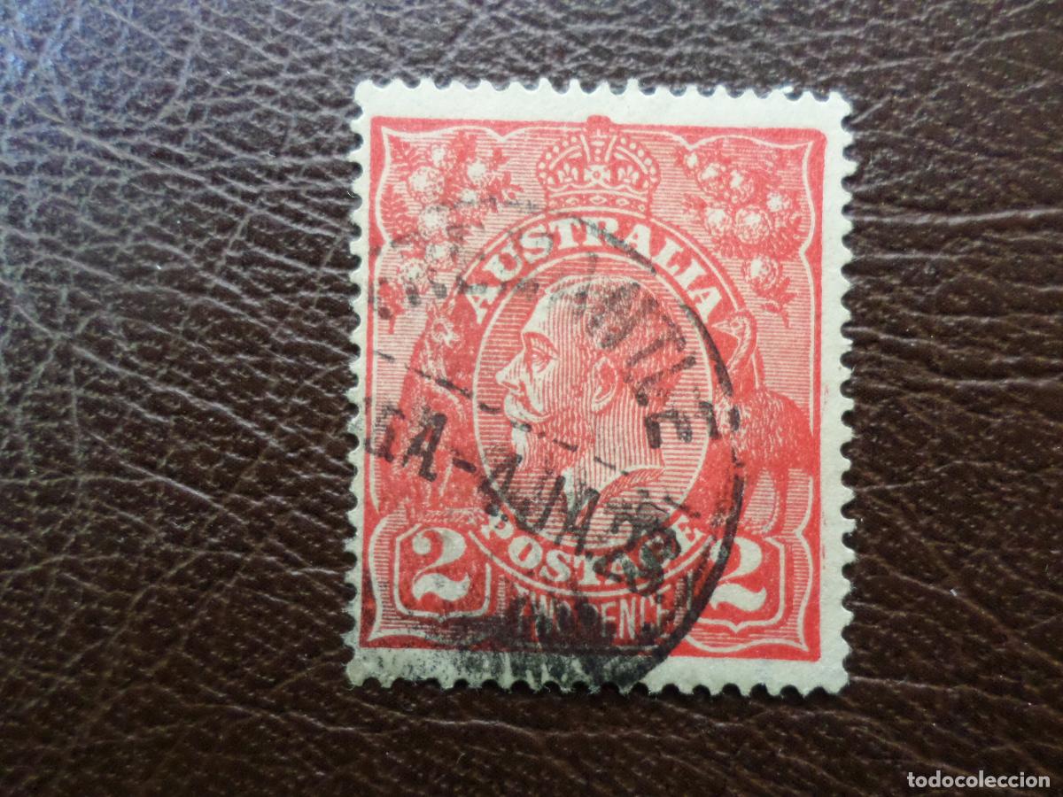 Sellos: +australia, 1914, jorge V, Yvert 26