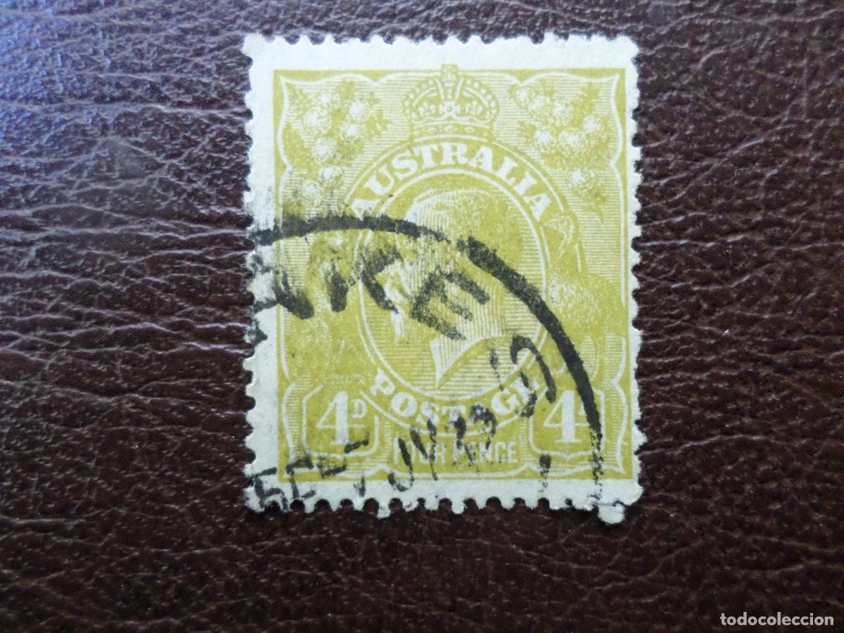 Sellos: +australia, 1926, jorge V, Yvert 55