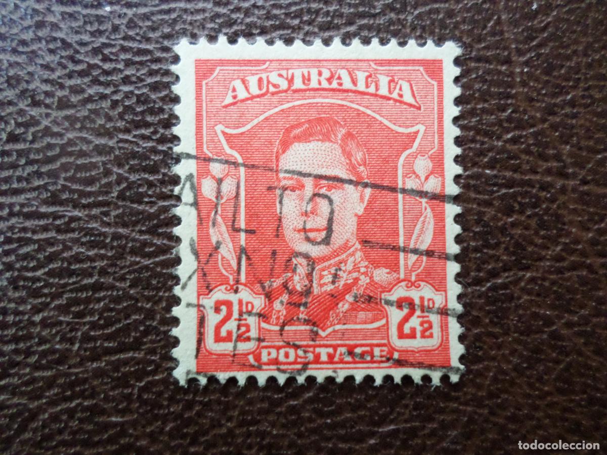 Sellos: +australia, 1938, jorge VI, Yvert 132
