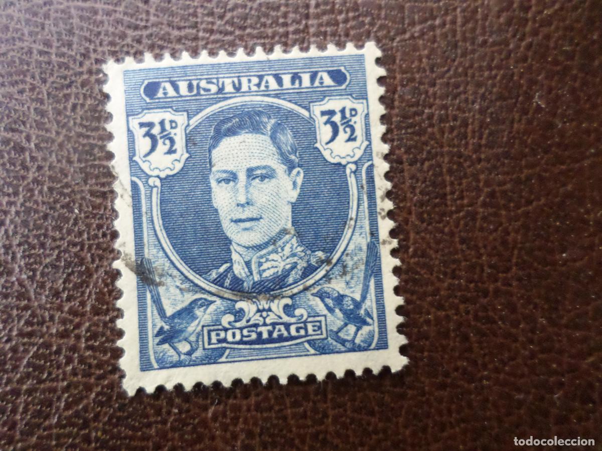 Sellos: +australia, 1938, jorge VI, Yvert 134