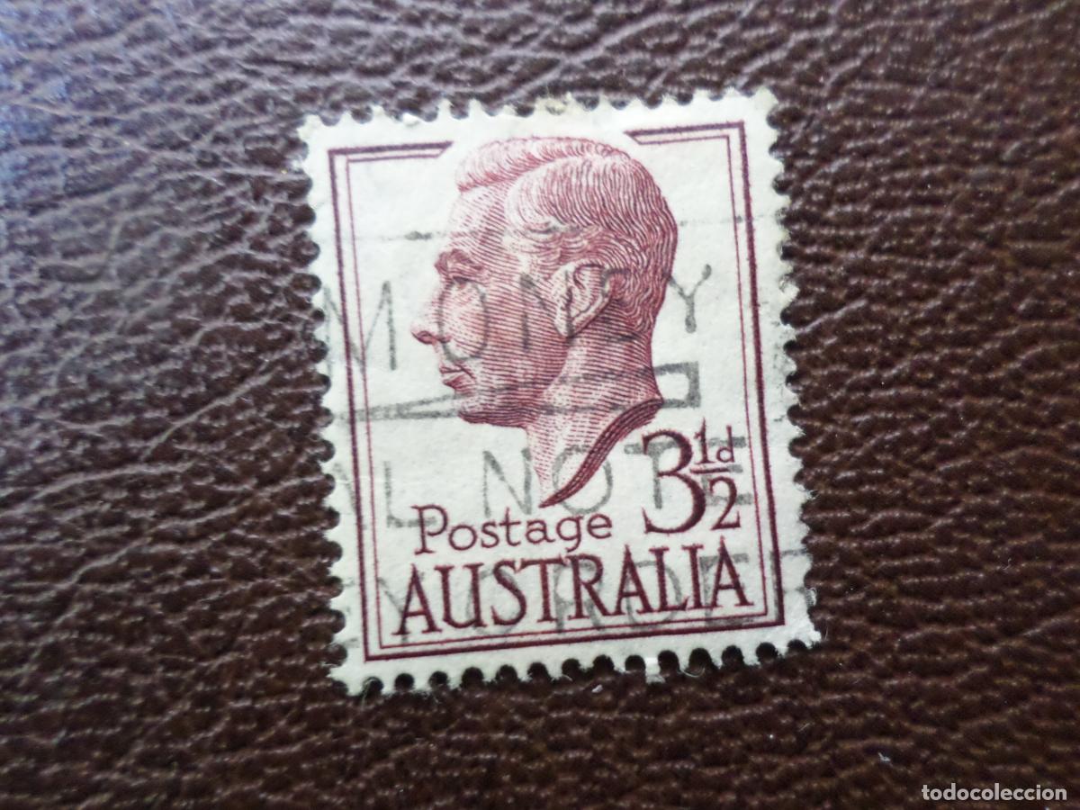Sellos: +australia, 1951, jorge VI, Yvert 183