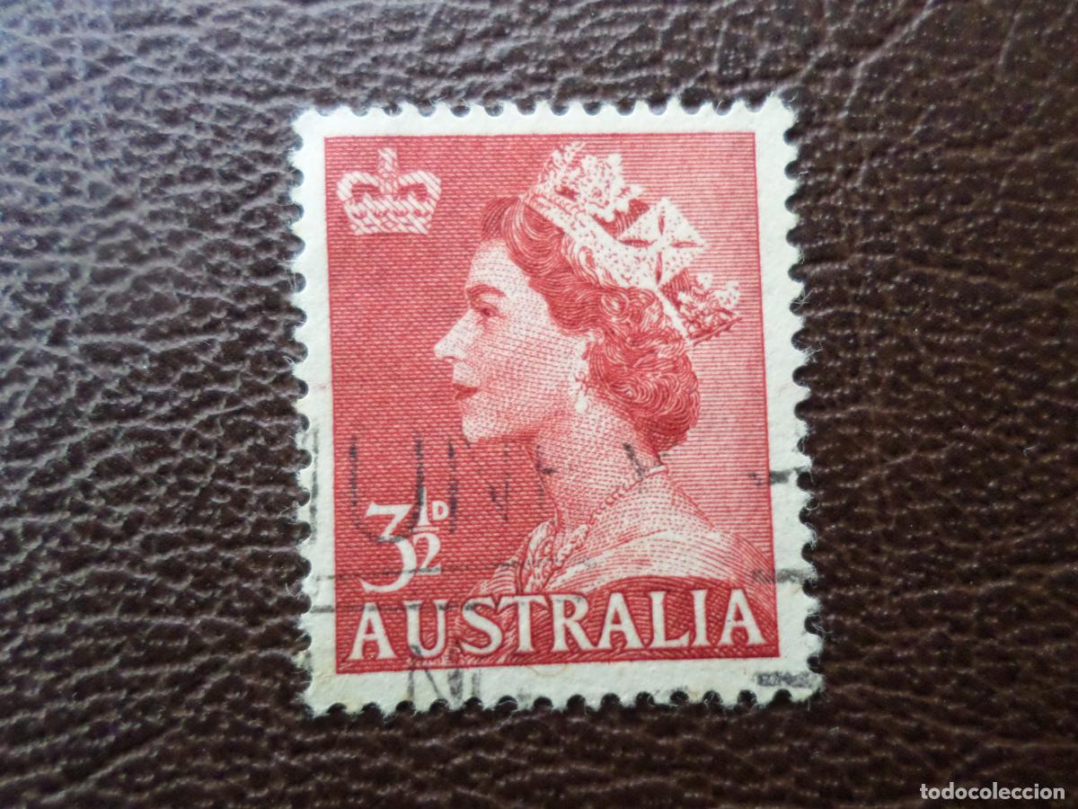 Sellos: +australia, 1956, isabel II, Yvert 225