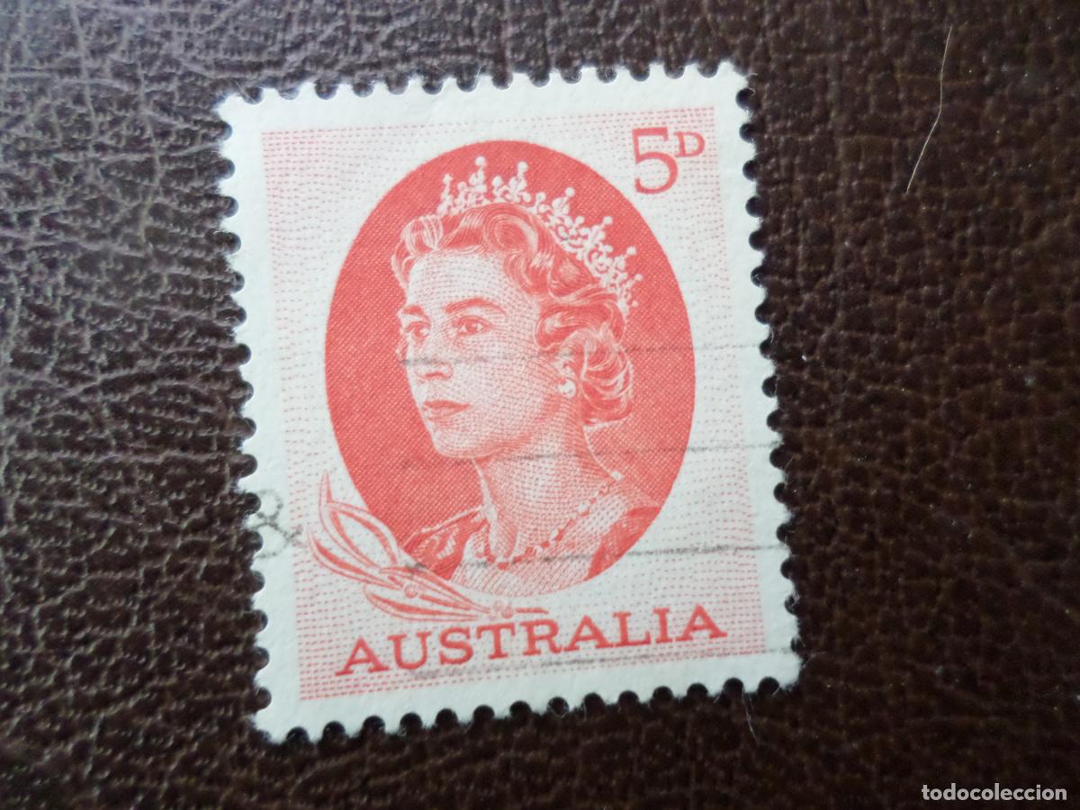 Sellos: +australia, 1963, isabel II, Yvert 290A