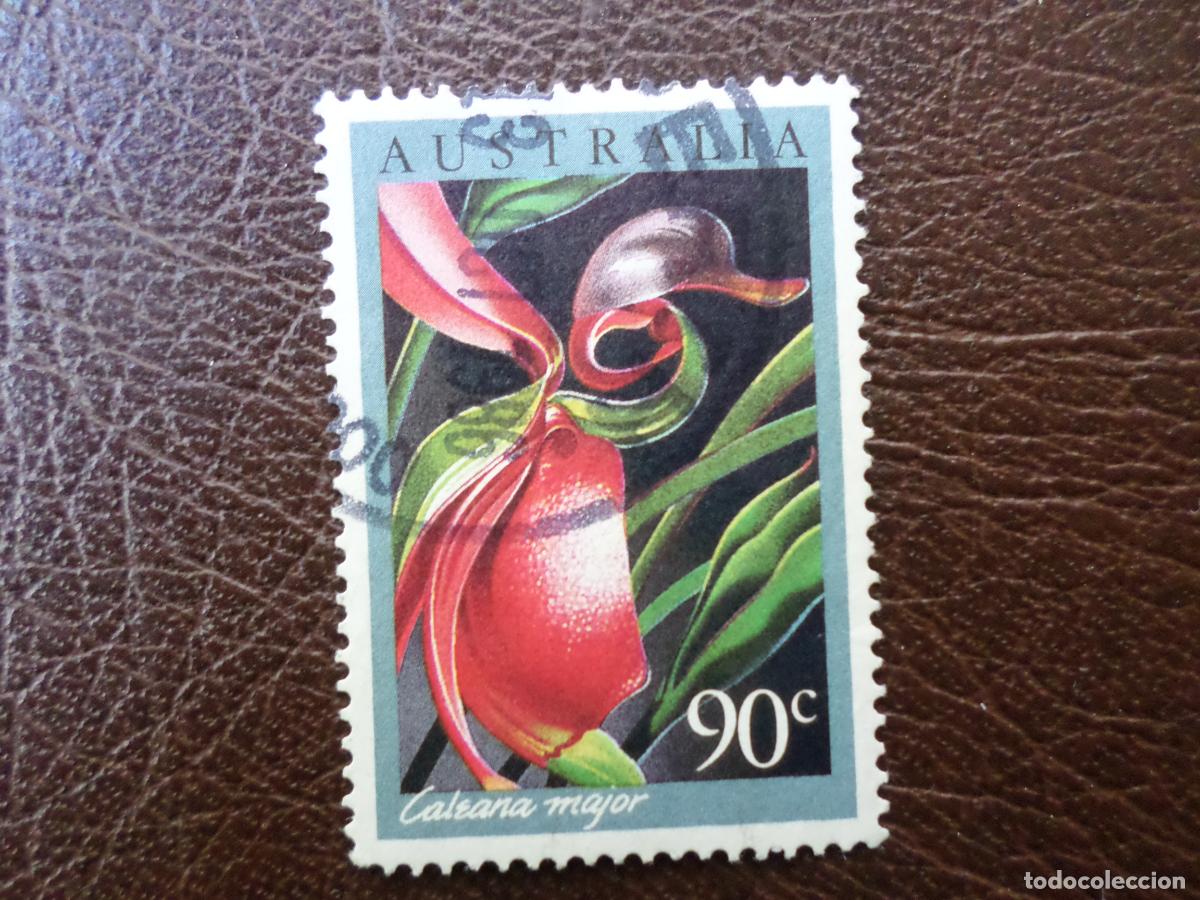 Sellos: +australia, 1986, orquideas aaustralianas, Yvert 975