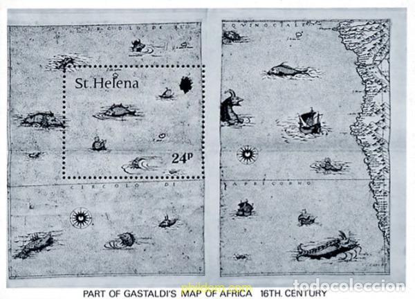 Sellos: 92750 MNH SANTA ELENA 1981 MAPAS ANTIGUOS