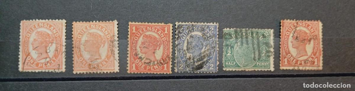 Sellos: Lote sellos Queensland - Foto 1