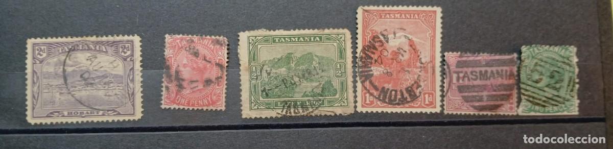 Sellos: Lote sellos Tasmania.