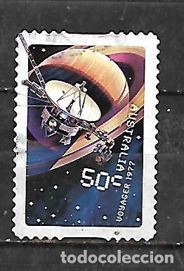Sellos: 2007: 50 A&ntilde;os de conquista espacial - Sondas Voyager 1 y 2. 1977 (usado) autoadhesivo