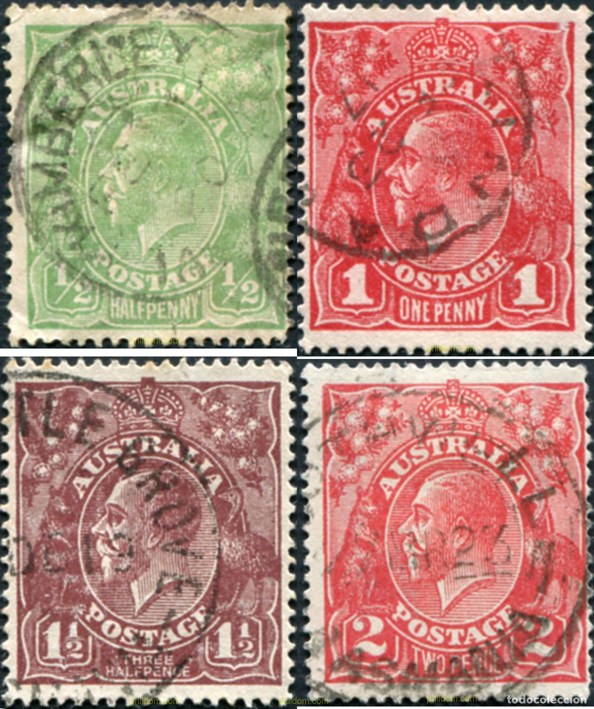Sellos: 788499 USED AUSTRALIA 1914 REY GEORGE V