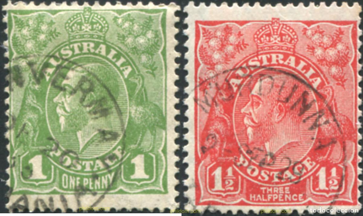 Sellos: 788551 USED AUSTRALIA 1926 MOTIVOS VARIOS
