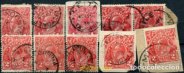 Sellos: 788552 USED AUSTRALIA 1914 REY GEORGE V