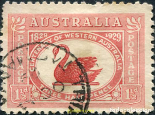 Sellos: 788554 USED AUSTRALIA 1929 CENTENARIO DE LA COLONIA DE AUSTRALIA OCCIDENTAL