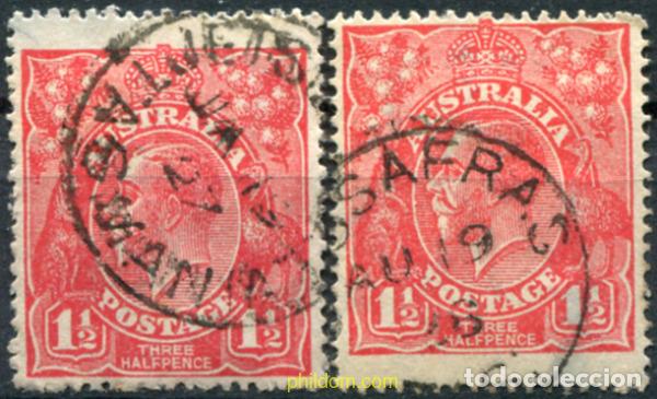 Sellos: 788553 USED AUSTRALIA 1926 MOTIVOS VARIOS