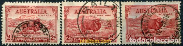Sellos: 788580 USED AUSTRALIA 1934 CENTENARIO DE LA MUERTE DEL CAPITAN MACARTHUR