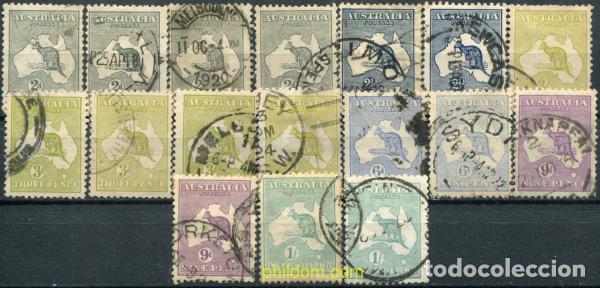 Sellos: 788646 USED AUSTRALIA 1912 MOTIVOS VARIOS