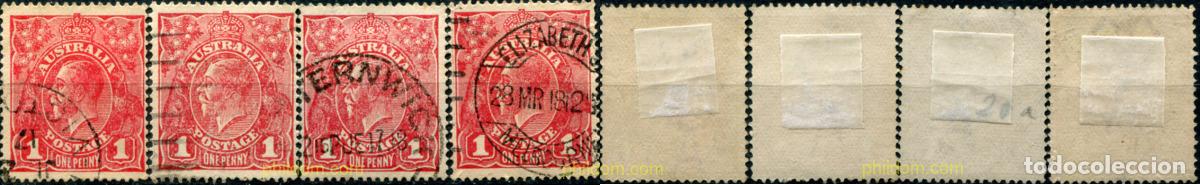 Sellos: 788651 USED AUSTRALIA 1914 REY GEORGE V