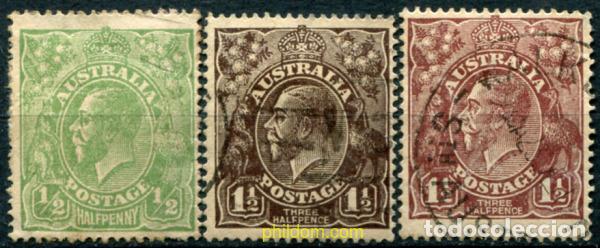 Sellos: 788653 USED AUSTRALIA 1918 MOTIVOS VARIOS