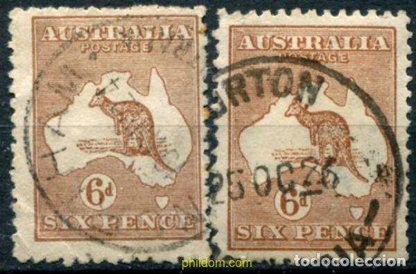 Sellos: 788658 USED AUSTRALIA 1923 SERIE BASICA