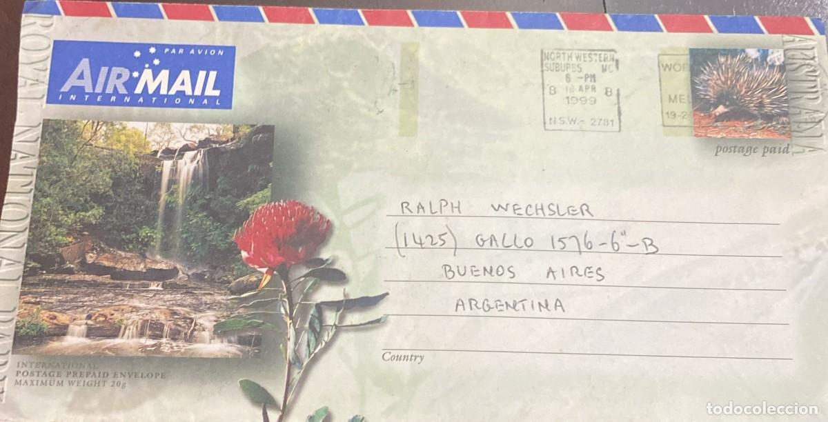 Sellos: O) 1999 AUSTRALIA, EQUIDNA DE HOCICO CORTO (TACHYGLOSSUS ACULEATUS - MAMMAL, INTERNATIONAL POSTAGE