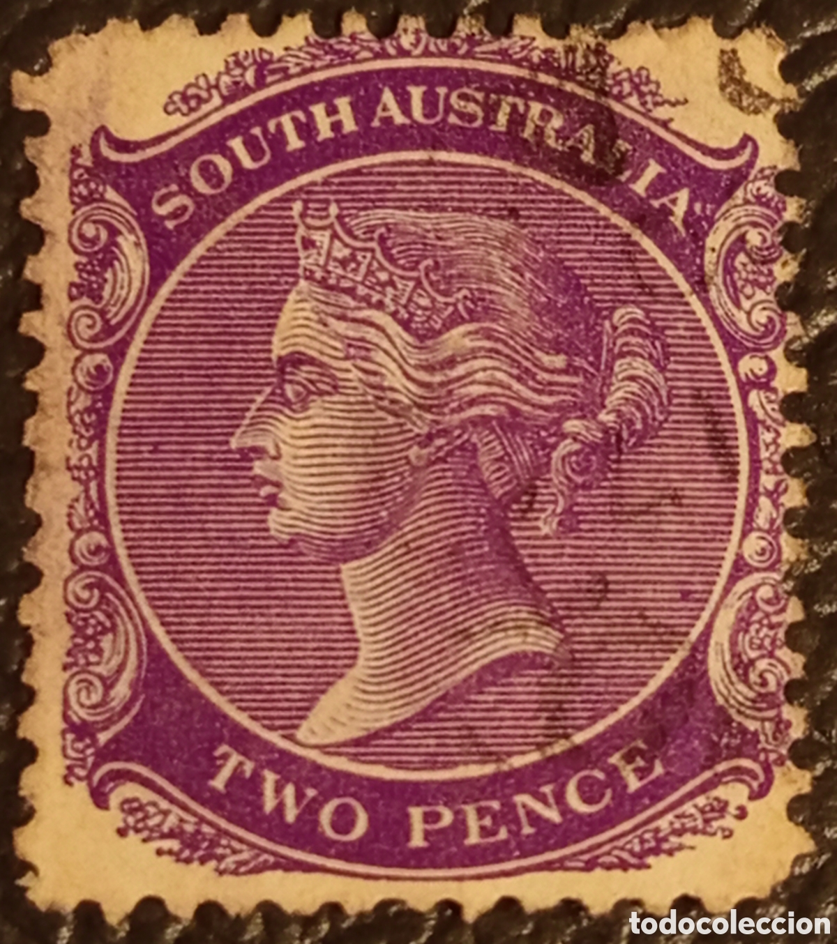 Sellos: Sello Australia del Sur 1905 - Reina Victoria 2d Violeta (SG 295)
