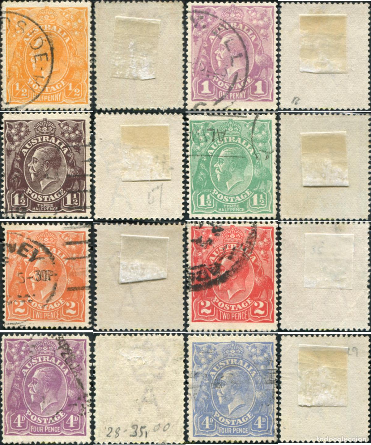 Sellos: 788742 USED AUSTRALIA 1914 REY GEORGE V