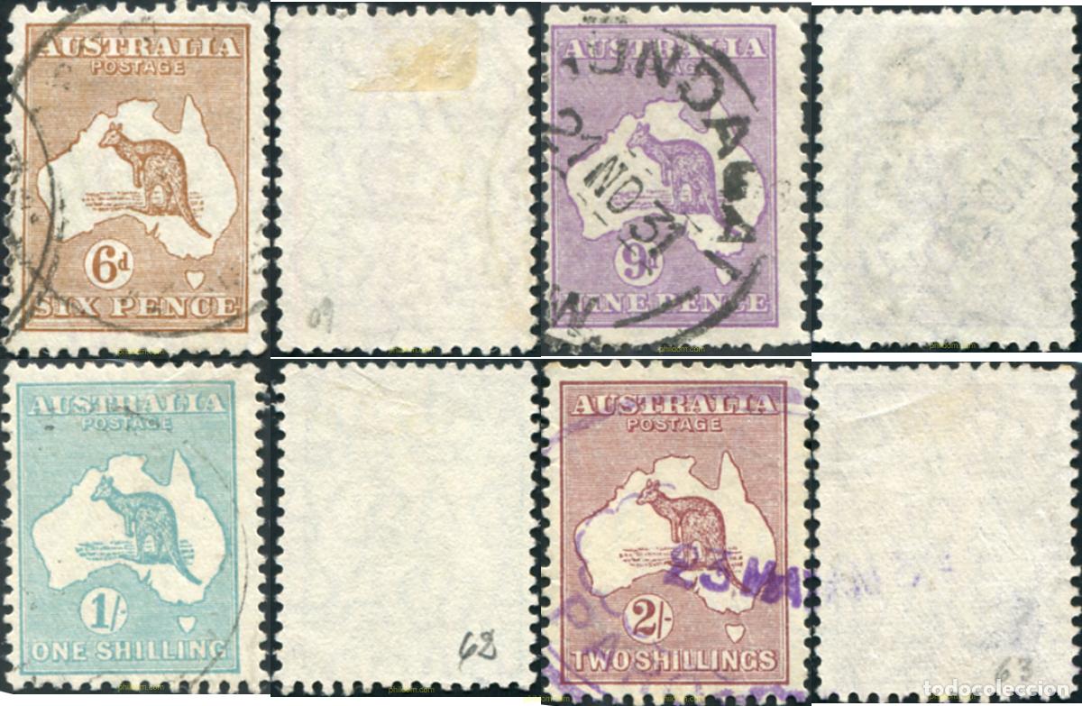 Sellos: 788761 USED AUSTRALIA 1929 MOTIVOS VARIOS