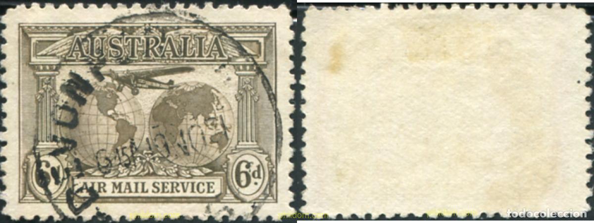 Sellos: 788785 USED AUSTRALIA 1931 VUELOS TRANSOCEANICOS DE SIR CHARLES KINGSFORD SMITH