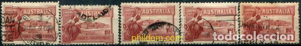 Sellos: 788790 USED AUSTRALIA 1927 CONMEMORACION DE LA INAUGURACION DEL PARLAMENTO DE CAMBERRA